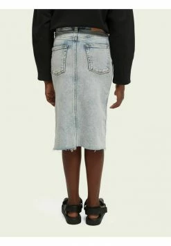 Scotch & Soda Jupe En Jean - Blue Splash -Scotch & Soda Soldes 2628e62566f240838af983a00a789b89