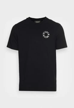 Scotch & Soda SHORT SLEEVE LOGO TEE - T-shirt Basique - Black -Scotch & Soda Soldes 26714e98bf2345e7a221164498d9795d