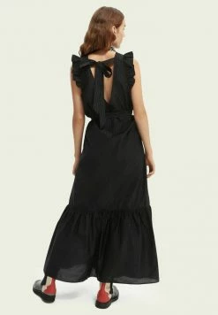 Scotch & Soda Robe Longue - Black -Scotch & Soda Soldes 26dcd85927c14a0ab774957b0c4261ee