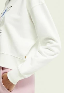 Scotch & Soda Sweatshirt - Off White -Scotch & Soda Soldes 26e12b32bc1e43f68e1870291ba24b93