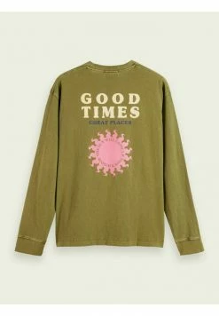Scotch & Soda LONG SLEEVED - T-shirt à Manches Longues - Lizard -Scotch & Soda Soldes 26e8d02ef05f46edae98ad8bbc8be937