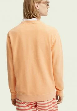 Scotch & Soda GARMENT-DYED INTERLOCK - Sweatshirt - Punch -Scotch & Soda Soldes 26eafd2194cd4a8cbf7b8725496a1ba5