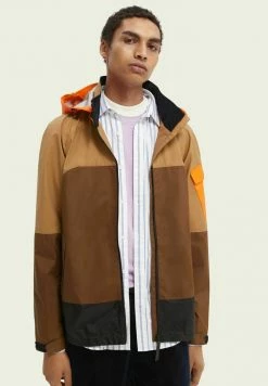 Scotch & Soda Veste Imperméable - Brown