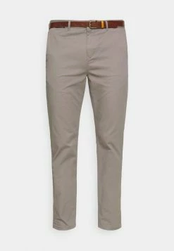 Scotch & Soda BELTED CHINO - Chino - Grey -Scotch & Soda Soldes 286db8b06c7745ec8ba7bb6e18b17572