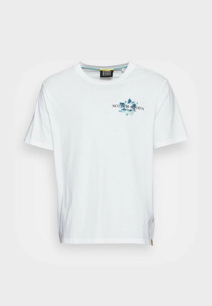 Scotch & Soda GRAPHIC CREWNECK - T-shirt Imprimé - White 4 Scotch & Soda GRAPHIC CREWNECK - T-shirt Imprimé - White – Image 4