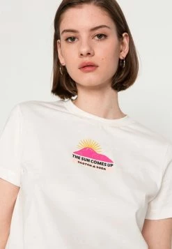 Scotch & Soda RELAX FIT WITH GRAPHIC - T-shirt Imprimé - Off White -Scotch & Soda Soldes 293915978535416190f129b6e0de7dc4