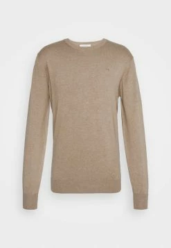 Scotch & Soda CLASSIC CREWNECK - Pullover - Camel Melange