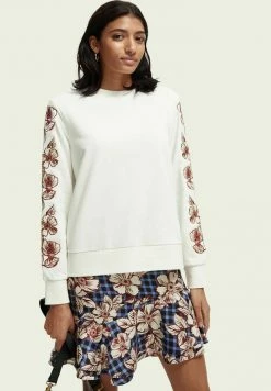 Scotch & Soda REGULAR FIT - Pullover - Off White