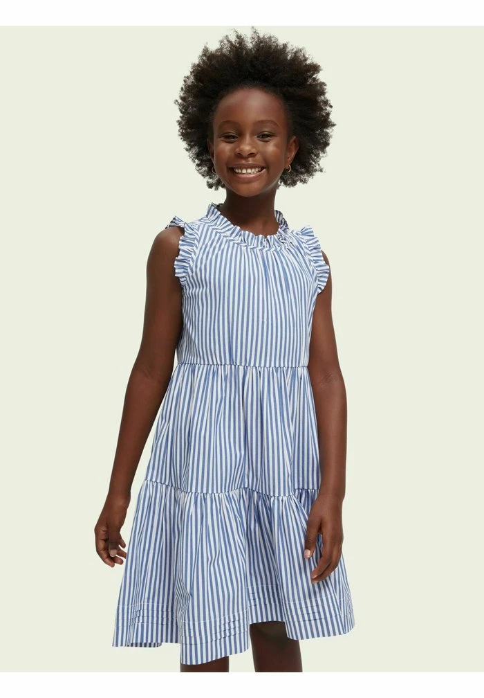 Scotch & Soda CRISPY WIDE FIT - Robe De Jour - Blue 2 Scotch & Soda CRISPY WIDE FIT - Robe De Jour - Blue – Image 2