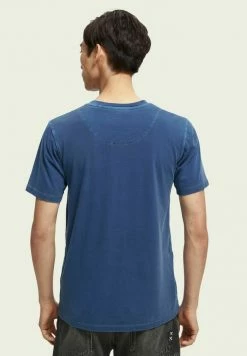 Scotch & Soda GARMENT-DYED - T-shirt Basique - Marine 7 Scotch & Soda GARMENT-DYED - T-shirt Basique - Marine -Scotch & Soda Soldes 2990dcdc43bf40e2bce44b14e3dc4905