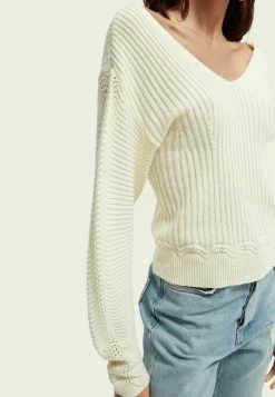 Scotch & Soda Pullover - Off White -Scotch & Soda Soldes 29aff2e635ce4275a136bf47f636c769