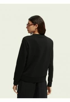 Scotch & Soda REGULAR-FIT GRAPHIC - Sweatshirt - Black -Scotch & Soda Soldes 29daf895f3eb44e19fc40b3a241ba3e4