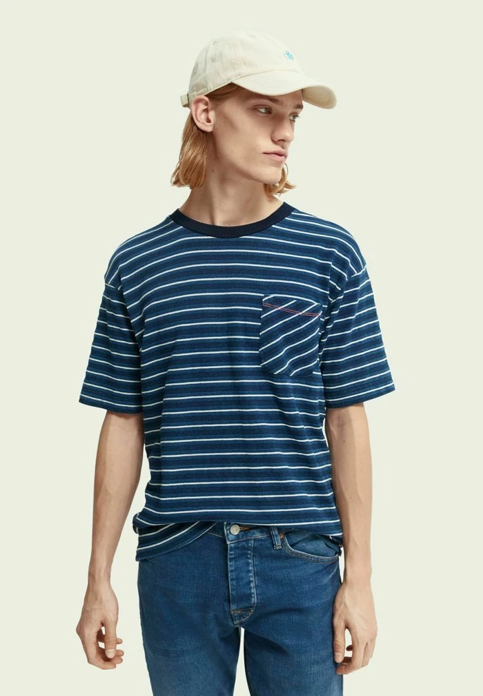 Scotch & Soda T-shirt Imprimé - Blue 1 Scotch & Soda T-shirt Imprimé - Blue