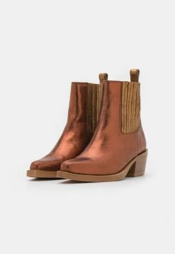 Scotch & Soda CIARA - Santiags - Cognac Metallic -Scotch & Soda Soldes 2b17f5d70a2940e68ce711269fd83694