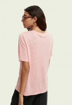 Scotch & Soda T-shirt Basique - Watermelon -Scotch & Soda Soldes 2ba5a67d7ef141f6a6d67ea7b74825d2