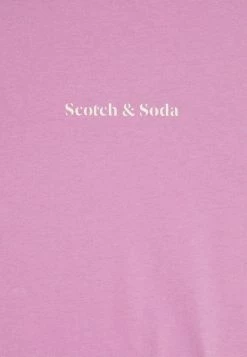 Scotch & Soda UNISEX GRAPHIC LOGO - T-shirt Basique - Pink -Scotch & Soda Soldes 2c40839217ff4130b42c8fcf545623e3