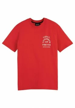 Scotch & Soda REGULAR FIT ARTWORK - T-shirt Imprimé - Red -Scotch & Soda Soldes 2c53a191c4f9472ea660559a0daa11cf