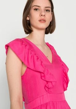 Scotch & Soda Robe Longue - Pink -Scotch & Soda Soldes 2c7c2bda056c4767b95d33979024df71