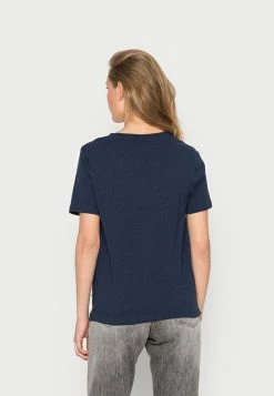 Scotch & Soda REGULAR FIT WITH SMALL EMBROIDERY - T-shirt Imprimé - Night Melange -Scotch & Soda Soldes 2dd9e00f1dc64f489539ac846714276d