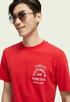 Scotch & Soda REGULAR FIT ARTWORK - T-shirt Imprimé - Red -Scotch & Soda Soldes 2e0934a65eb34b39b5fb23b2a65054b7