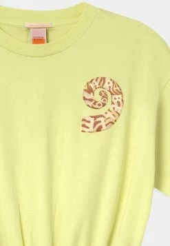 Scotch & Soda SHORT SLEEVE TEE WITH ELASTICATED HEM - T-shirt Imprimé - Lemon Freeze -Scotch & Soda Soldes 2e16864b2df84262815ba9558a8d4f1d