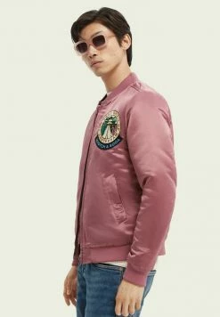Scotch & Soda Blouson Bomber - Elvis Rose -Scotch & Soda Soldes 2e59622cc879449ca3836ee971d5b646
