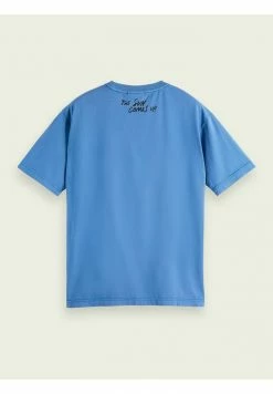 Scotch & Soda ABEL MACIAS - T-shirt Imprimé - Azure 11 Scotch & Soda ABEL MACIAS - T-shirt Imprimé - Azure -Scotch & Soda Soldes 2ea85610abd0422b8af8247d4da0e397