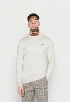 Scotch & Soda ESSENTIALS CREWNECK - Pullover - Bone White Melange