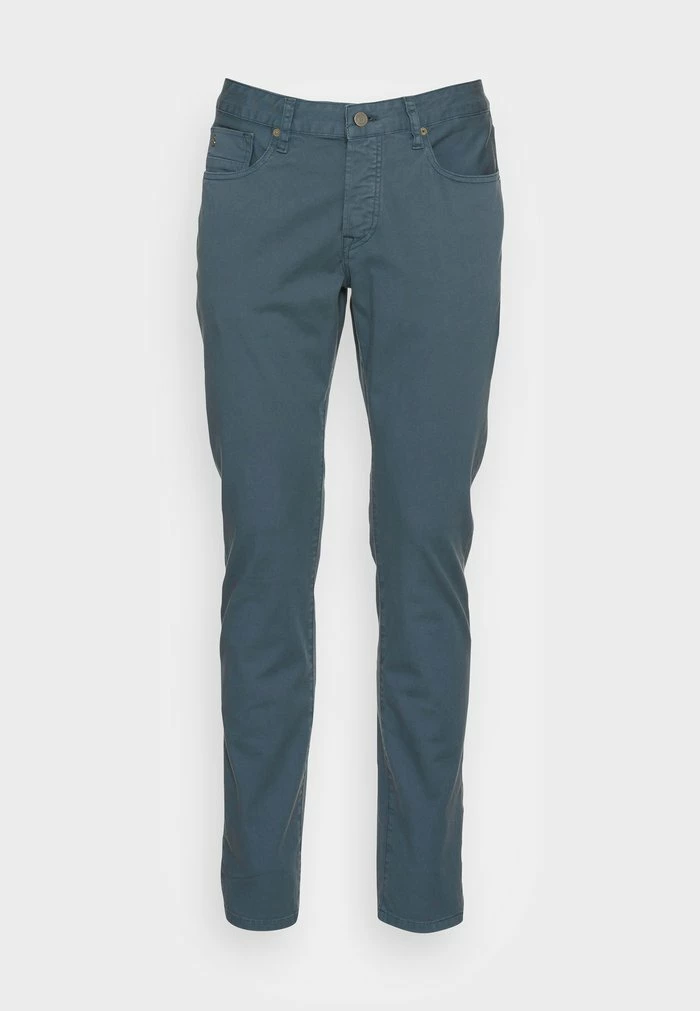 Scotch & Soda GARMENT DYED SLIM FIT POCKET PANT - Jean Slim - Steel 4 Scotch & Soda GARMENT DYED SLIM FIT POCKET PANT - Jean Slim - Steel – Image 4