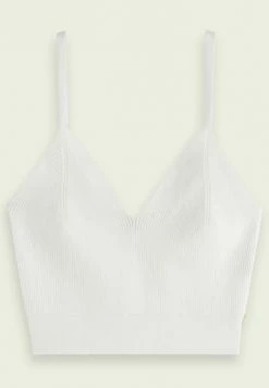 Scotch & Soda Débardeur - Off White -Scotch & Soda Soldes 30be52c481db49bb83e9080674403459