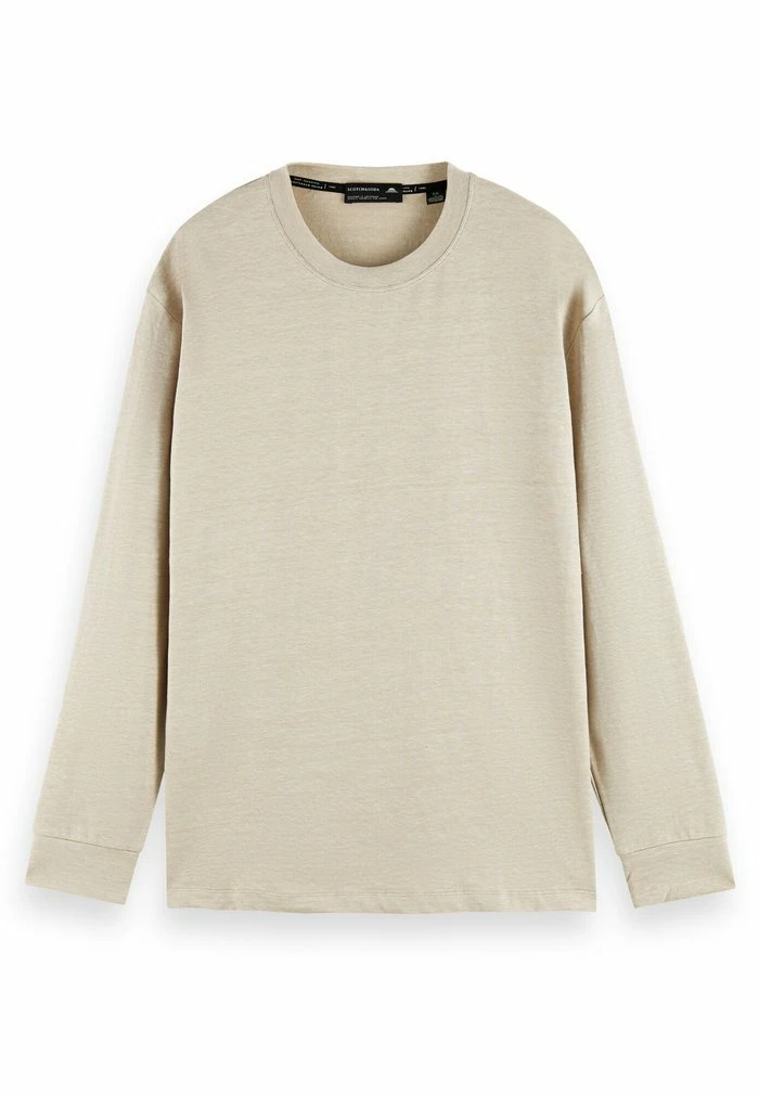 Scotch & Soda RELAXED-FIT - T-shirt à Manches Longues - Sand 4 Scotch & Soda RELAXED-FIT - T-shirt à Manches Longues - Sand – Image 4
