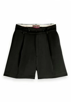 Scotch & Soda TAILORED IN SHINY QUALITY - Short - Black -Scotch & Soda Soldes 3129b4fc3df14bf785745d49ad431ea2