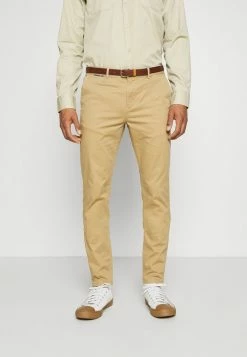 Scotch & Soda BELTED CHINO - Chino - Sand