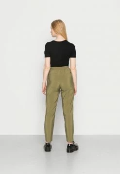 Scotch & Soda ELASTICATED MID RISE REGULAR LENGTH PANTS - Pantalon Classique - Army -Scotch & Soda Soldes 31b110727e0f48078b0694057c731da0