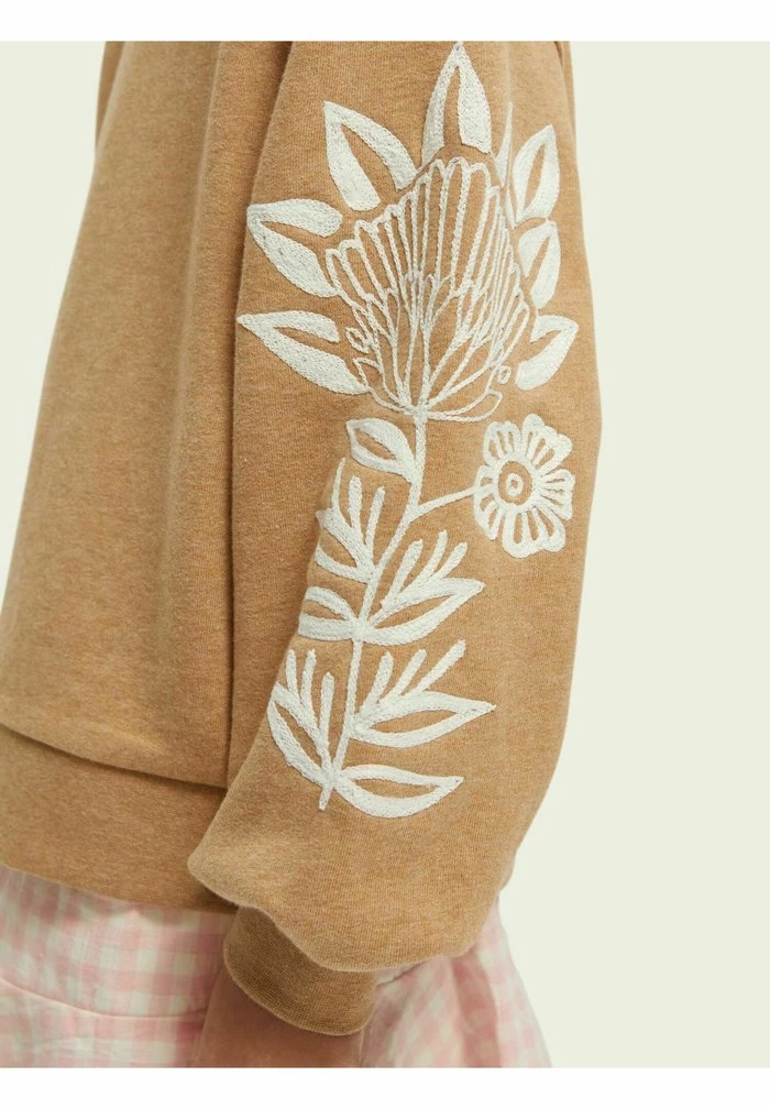 Scotch & Soda Sweatshirt - Sand Melange 4 Scotch & Soda Sweatshirt - Sand Melange – Image 4