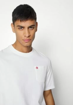 Scotch & Soda REGULAR FIT SHORT SLEEVED WITH CHEST POCKET - T-shirt Basique - White -Scotch & Soda Soldes 326686baafad45bda7aae8aa4faecc72