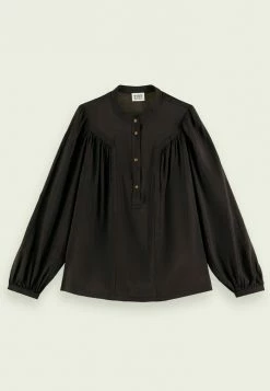 Scotch & Soda Blouse - Black 13 Scotch & Soda Blouse - Black -Scotch & Soda Soldes 32e095efb9ff4f13908f141e3c423643
