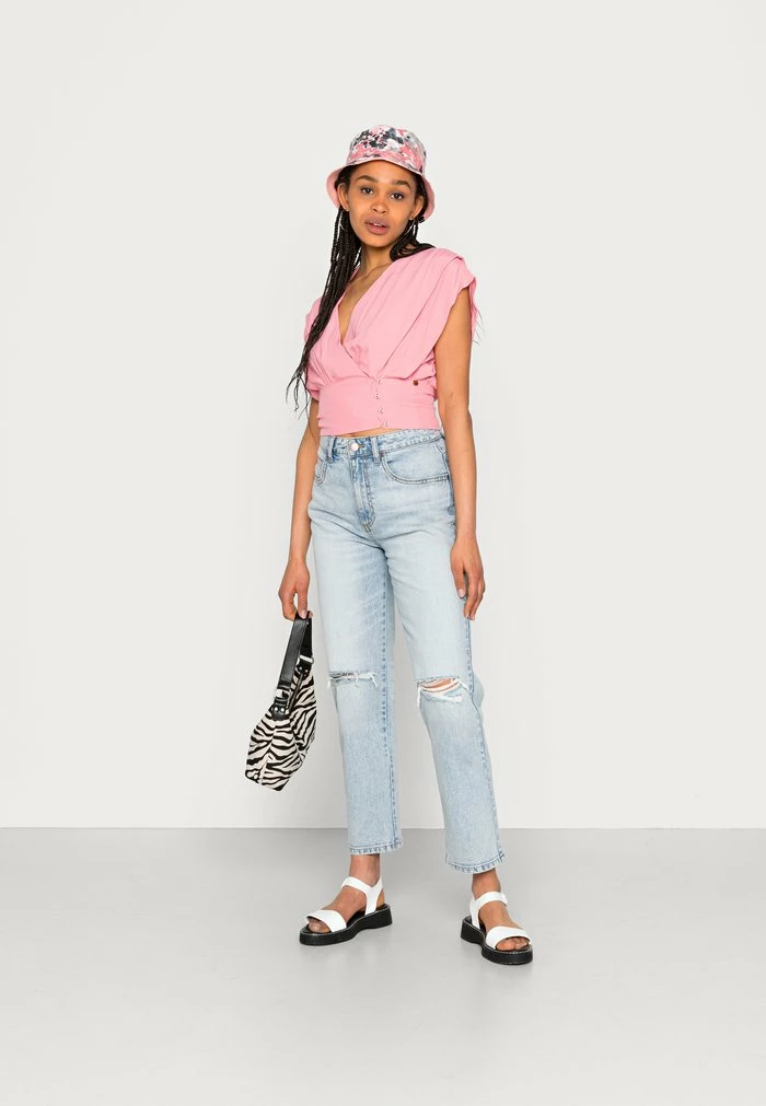 Scotch & Soda V NECK WRAP OVER - Blouse - Watermelon 2 Scotch & Soda V NECK WRAP OVER - Blouse - Watermelon – Image 2