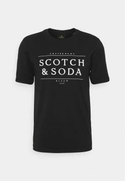 Scotch & Soda SHORT SLEEVE LOGO TEE - T-shirt Imprimé - Black 8 Scotch & Soda SHORT SLEEVE LOGO TEE - T-shirt Imprimé - Black -Scotch & Soda Soldes 3344c7c0be3d4d7f9b89cbfd4d65740e