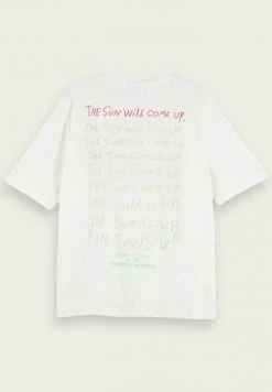 Scotch & Soda RELAXED-FIT - T-shirt Imprimé - Off White -Scotch & Soda Soldes 34167eb45b4644bc883e8a143d1bbb8a