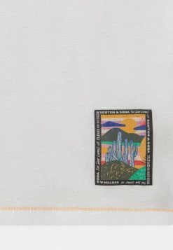 Scotch & Soda SUNLIGHT ACTIVATED PRINT - T-shirt Imprimé - White -Scotch & Soda Soldes 345c1095c7e14efeac407e9befd2557e