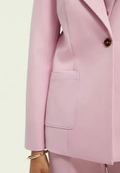 Scotch & Soda SINGLE-BREASTED OVERSIZED LAPEL - Blazer - Memphis Pink -Scotch & Soda Soldes 348446c31c8d46869d57215b654485b6
