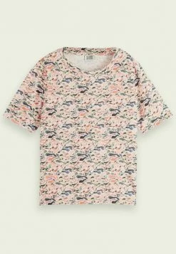 Scotch & Soda PRINTED ORGANIC - T-shirt Imprimé - Pink 8 Scotch & Soda PRINTED ORGANIC - T-shirt Imprimé - Pink -Scotch & Soda Soldes 34a079bc25be49359e64358c620324a1