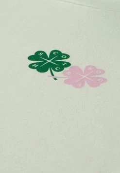 Scotch & Soda SHORT SLEEVED - T-shirt Imprimé - Citrus Green -Scotch & Soda Soldes 34fb22f251be42409cde8a50b72dcb1a