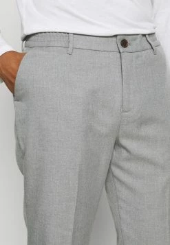 Scotch & Soda STUART - Chino - Grey Melange -Scotch & Soda Soldes 355163301a154d2ca33628b9318ab961