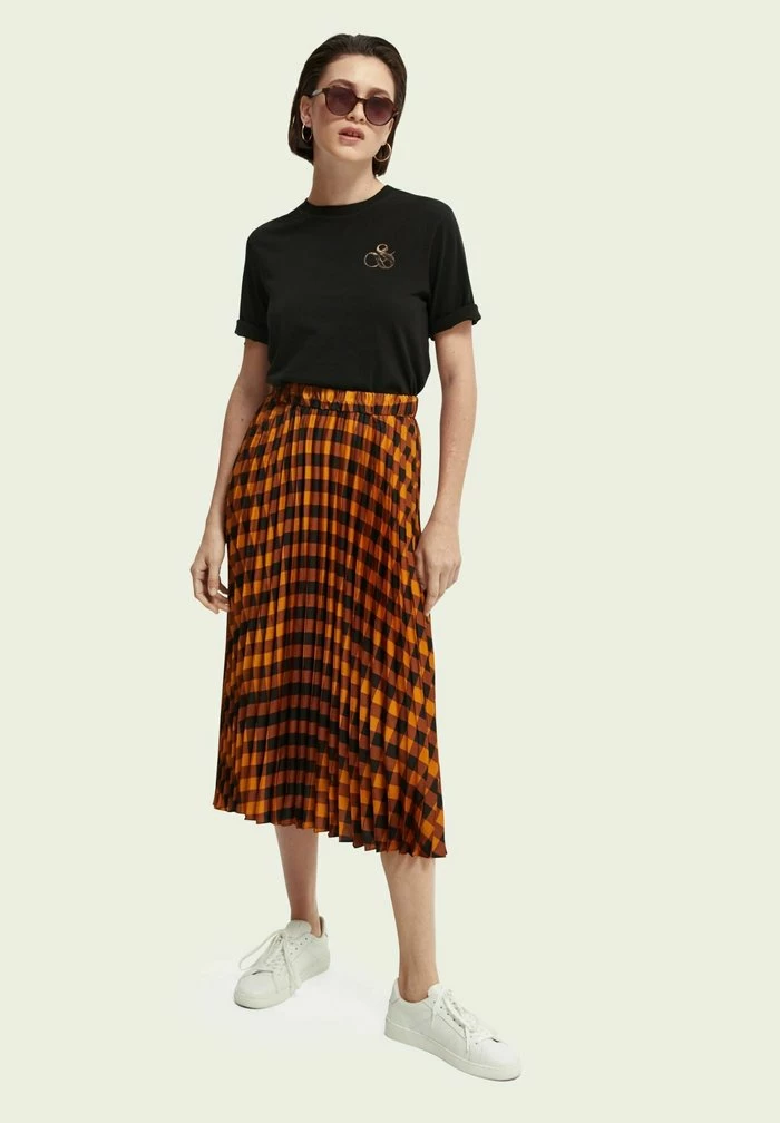 Scotch & Soda Jupe Plissée - Black 2 Scotch & Soda Jupe Plissée - Black – Image 2