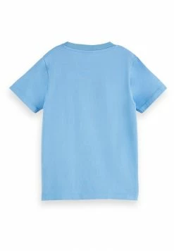 Scotch & Soda REGULAR FIT SHORT SLEEVED ARTWORK - T-shirt Imprimé - Ocean Blue -Scotch & Soda Soldes 359f7af2d58b48f1898a30ea4802ceab