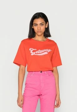 Scotch & Soda SHORT SLEEVE - T-shirt Imprimé - Poppy Red