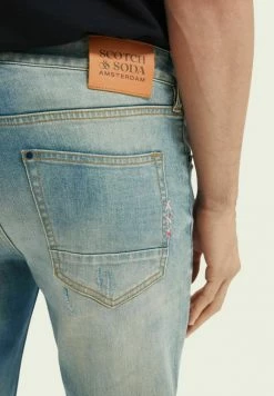 Scotch & Soda Jean Slim - Golden Blauw -Scotch & Soda Soldes 360882384c2c4296805e41b29f37016a
