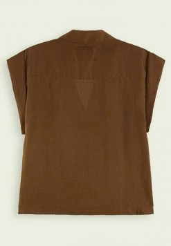 Scotch & Soda Chemisier - Moss -Scotch & Soda Soldes 3628acf24b004289aab0c1abc17e70a4